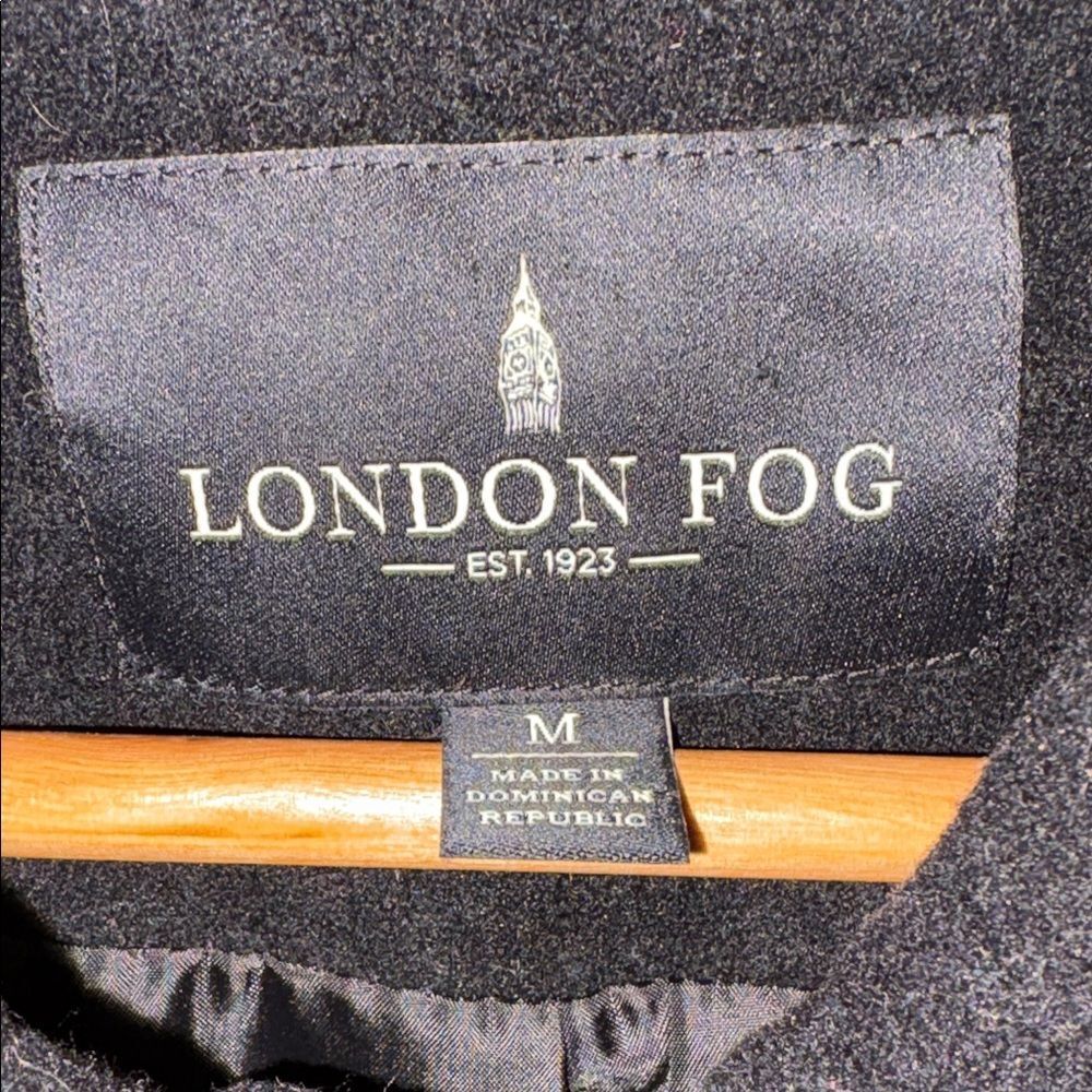 London Fog Women's Black Pea Coat - Picture 5 of 8